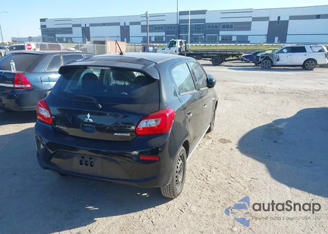 2018 Mitsubishi Mirage Es z USA, uszkodzony, nr VIN ML32A3HJ7JH001317